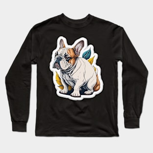 Bulldog Bliss: Bulldog-Themed Long Sleeve T-Shirt